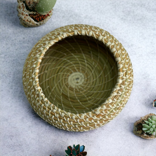 SOE Pine-needle Basket: Handwoven by SHG