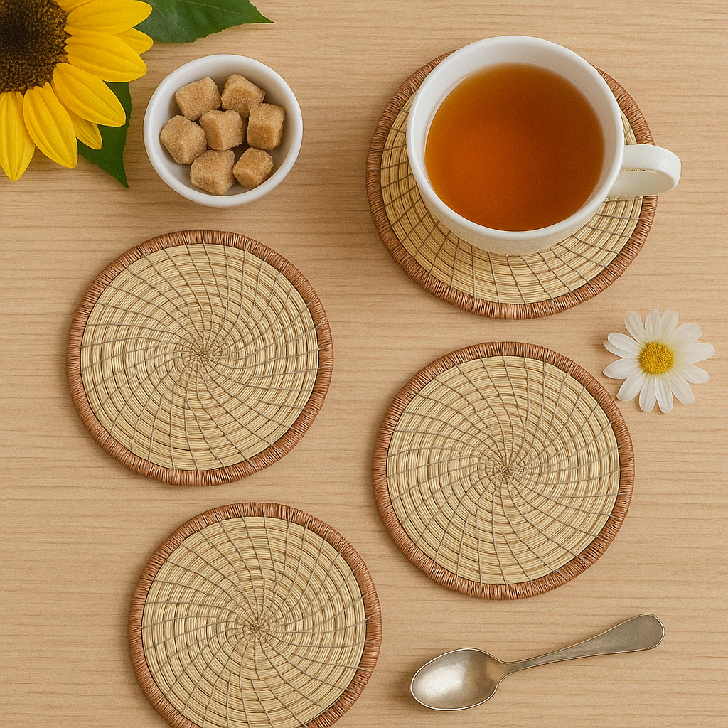 SOE PineWeave Coasters- Set of 4