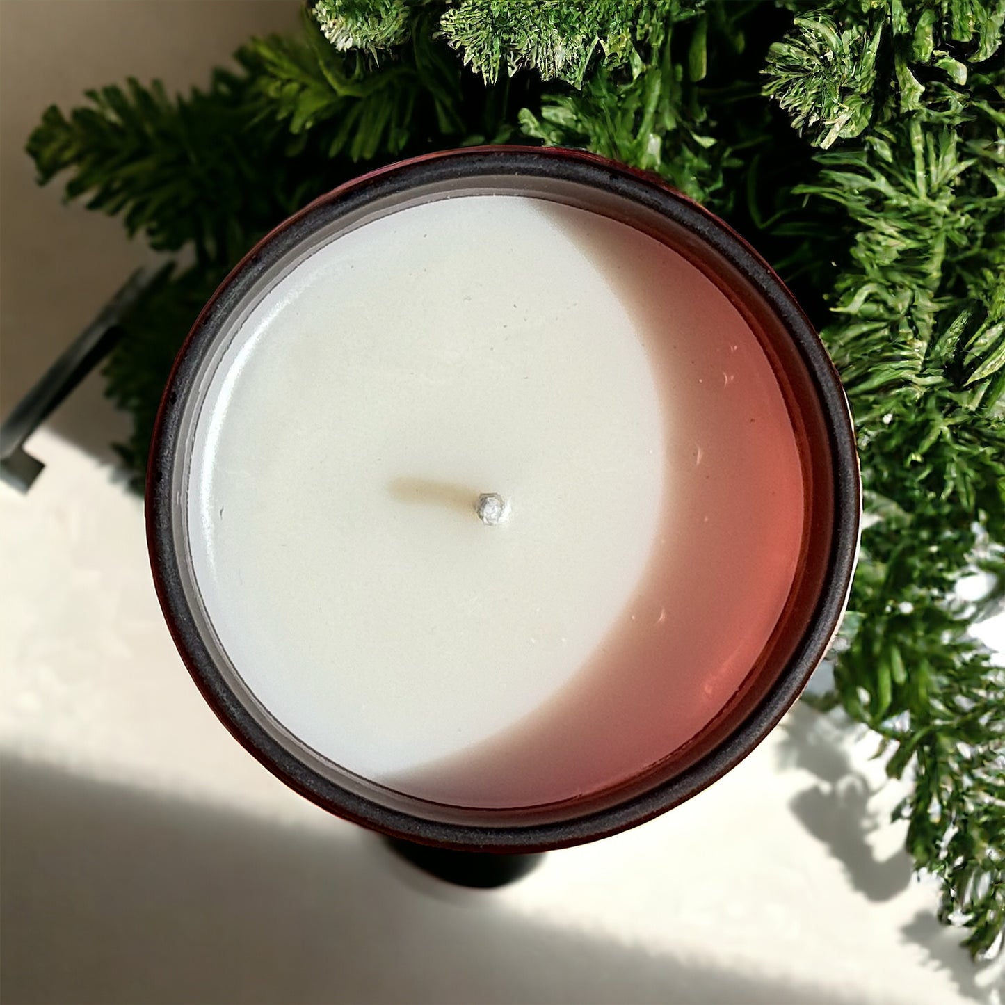 SOE Amber Glow (LILY ROSE): Glass Jar Lid Candles