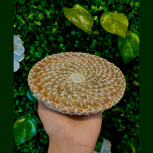 SOE Pine-needle Pooja Thali(plate): Rakshabandhan Pooja Plate