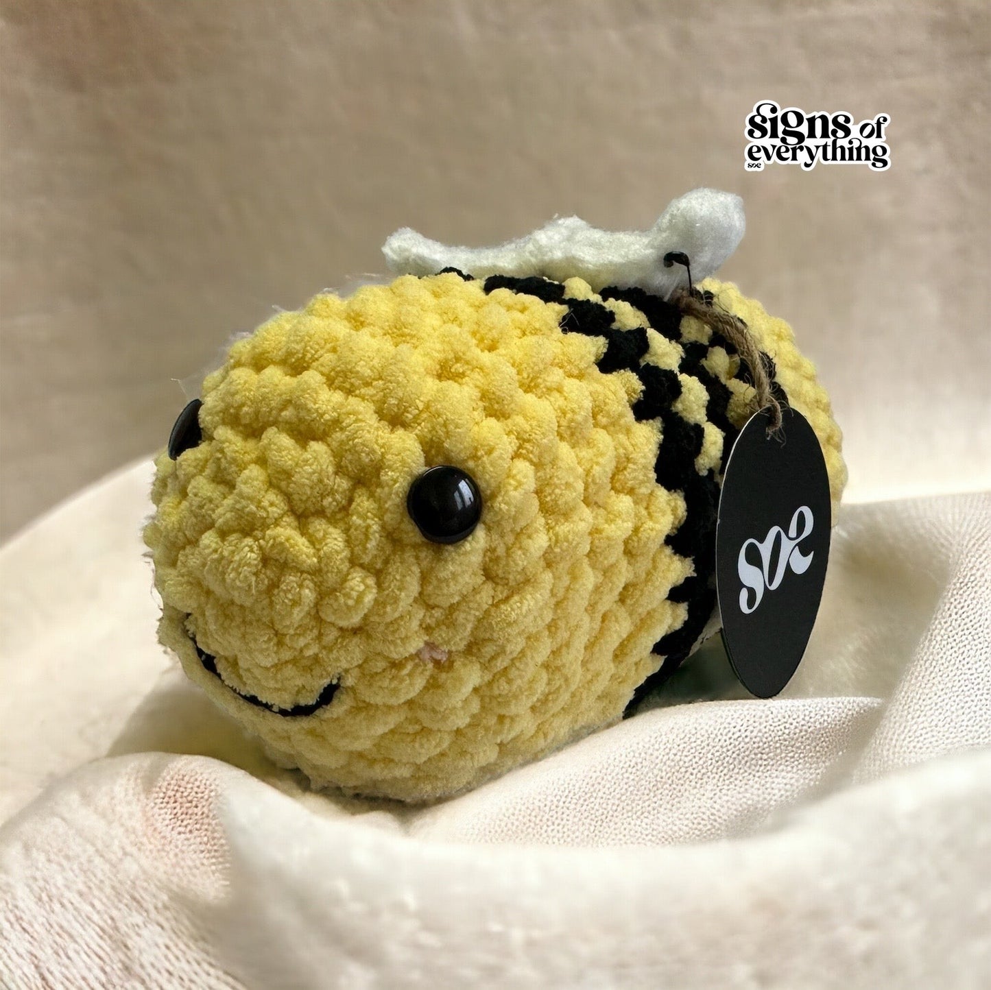 SOE Crochet Honey Bee Plushy