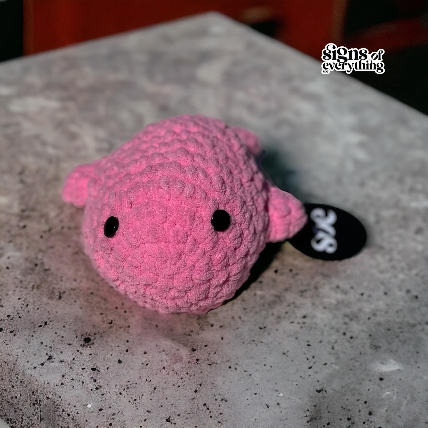 bubblegum pink crochet fish plush toy handmade
handmade pink crochet fish stuffed toy
soft bubblegum pink crochet fish plush toy India