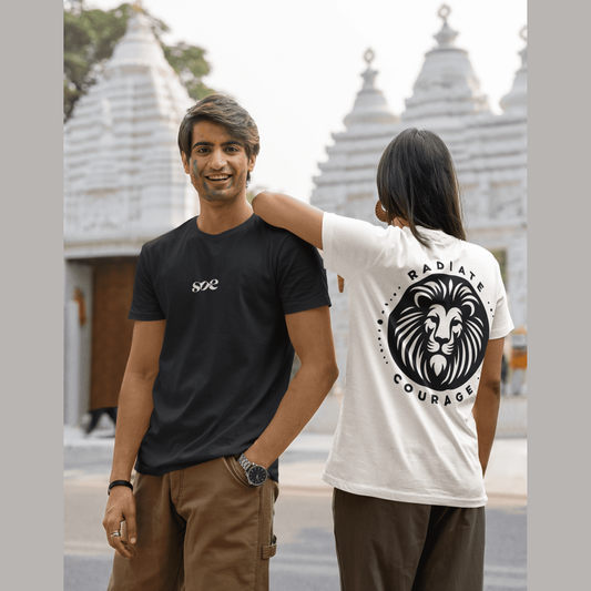 SOE Radiate Courage Tee Black White Pair
