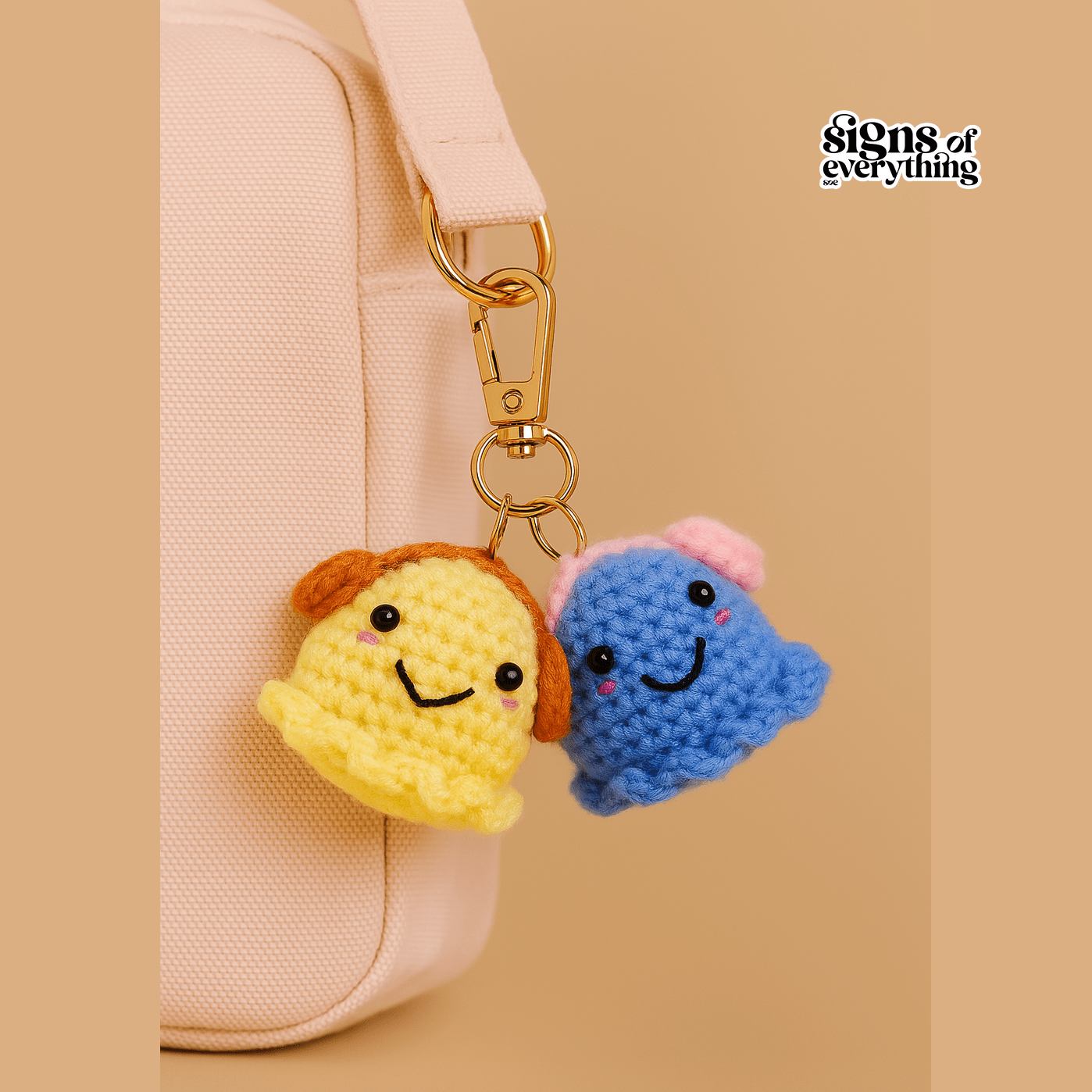 Sunny & Bloom Crochet Keychain/ Bagcharm