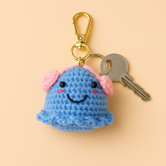 SOE Bluey Crochet Keychain/ Bagcharm