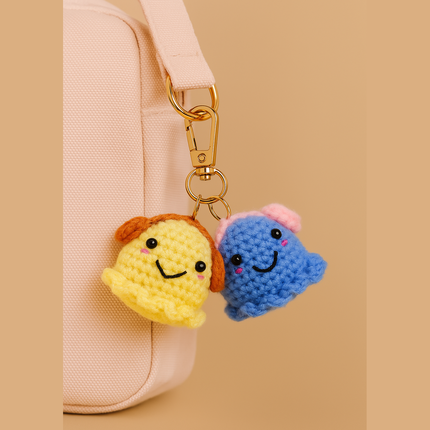 Sunny & Bloom Crochet Keychain/ Bagcharm