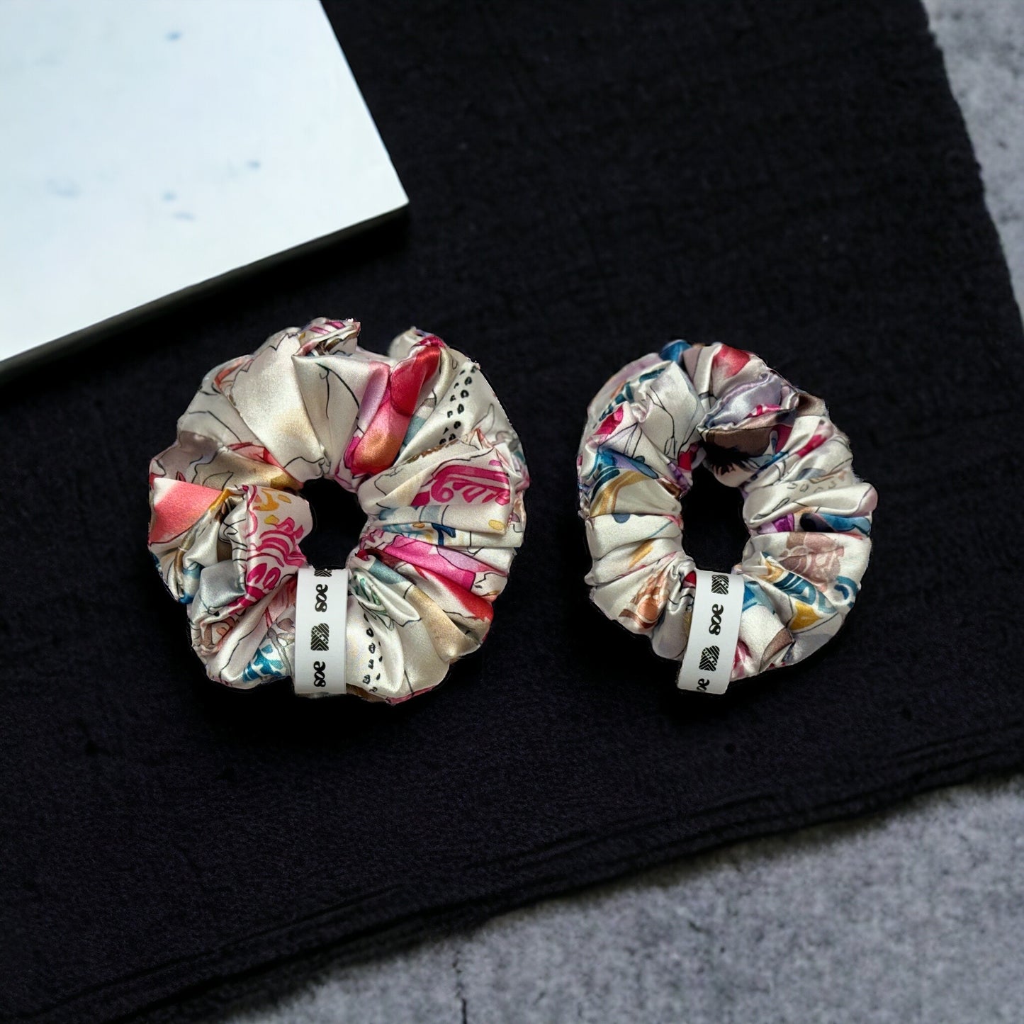 Debase Cupcake Scrunchie: Set of 2 ( Medium & Small )