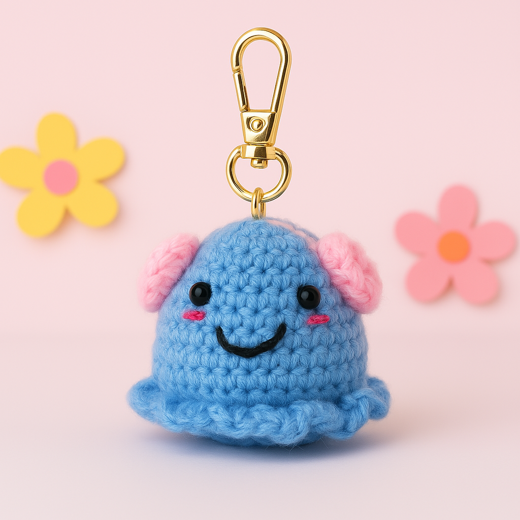 SOE Bluey Crochet Keychain/ Bagcharm