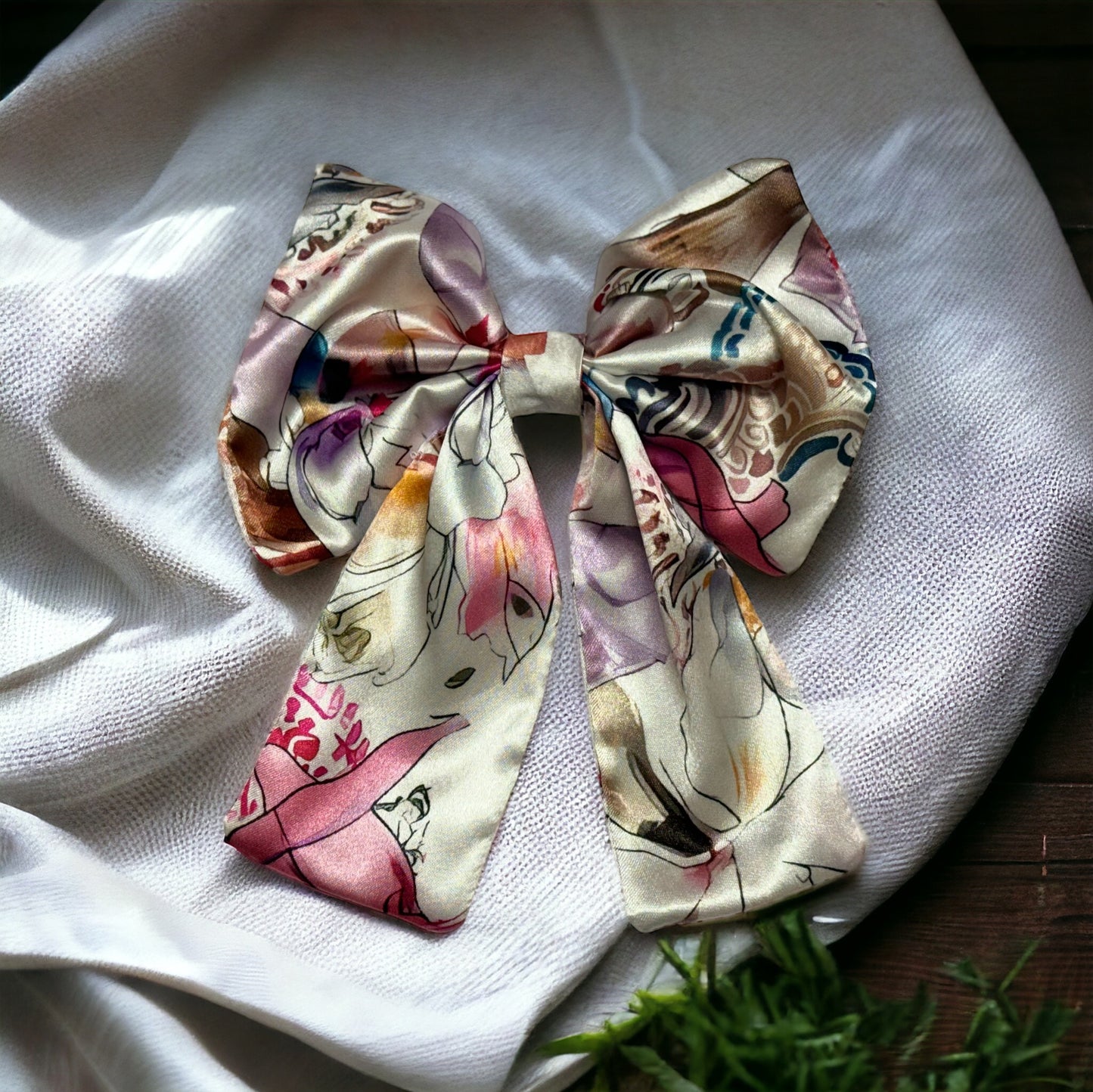 Debase Petal Pop Bows: Satin Bows with Alligator Clips