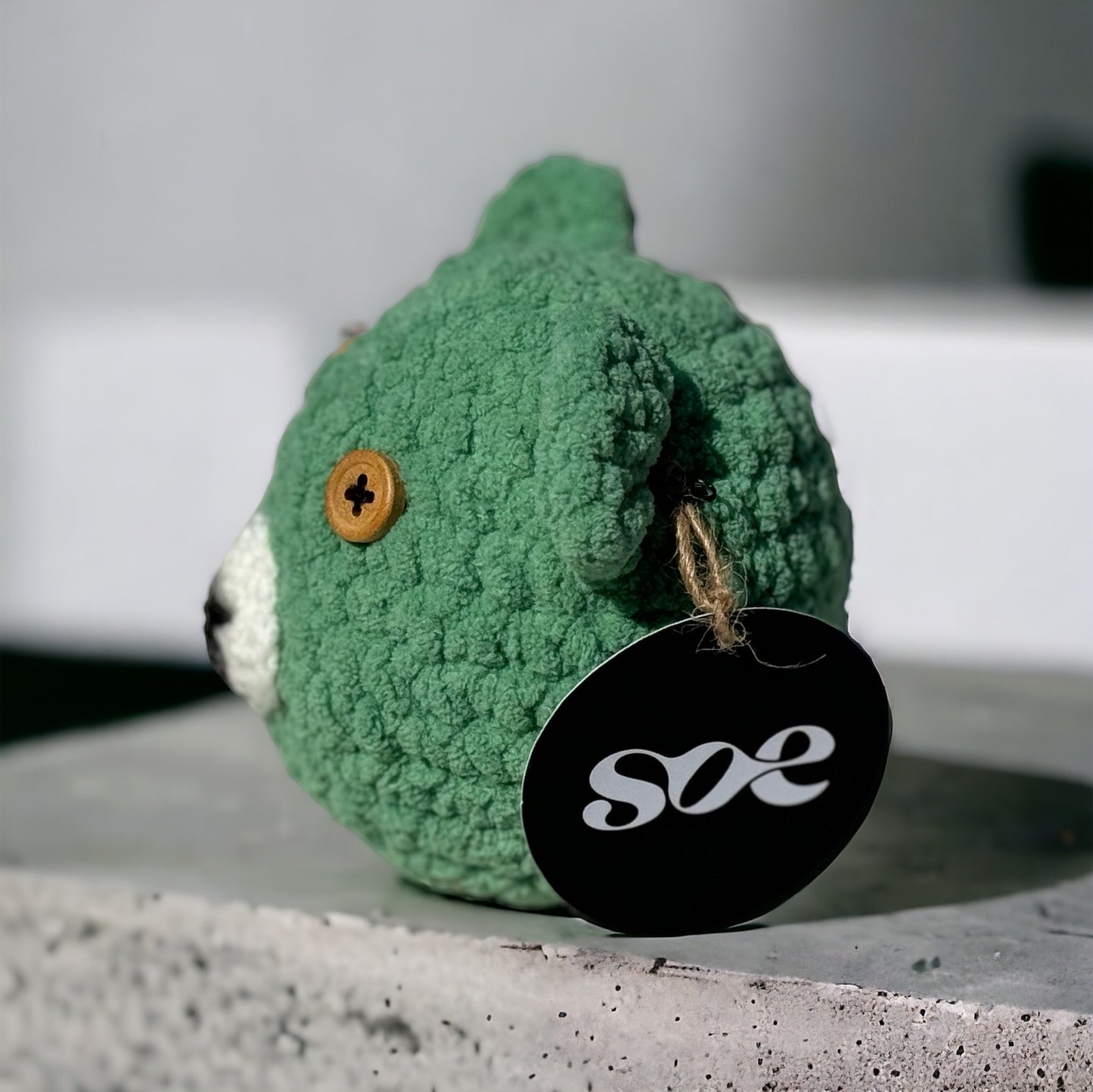 SOE Crochet Rattle Teddy Ball