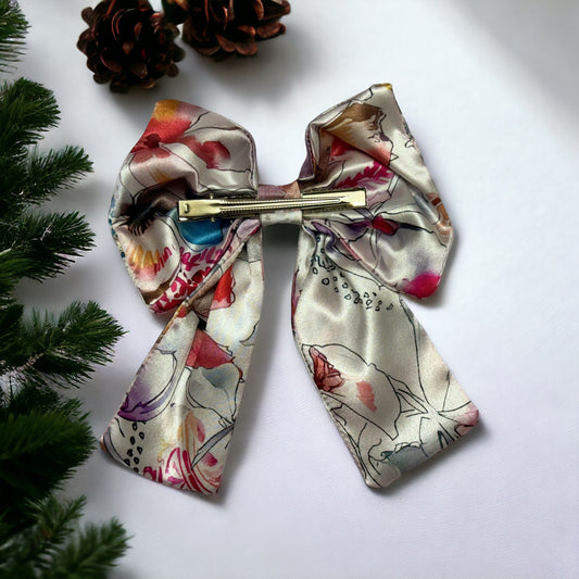 Debase Petal Pop Bows: Satin Bows with Alligator Clips