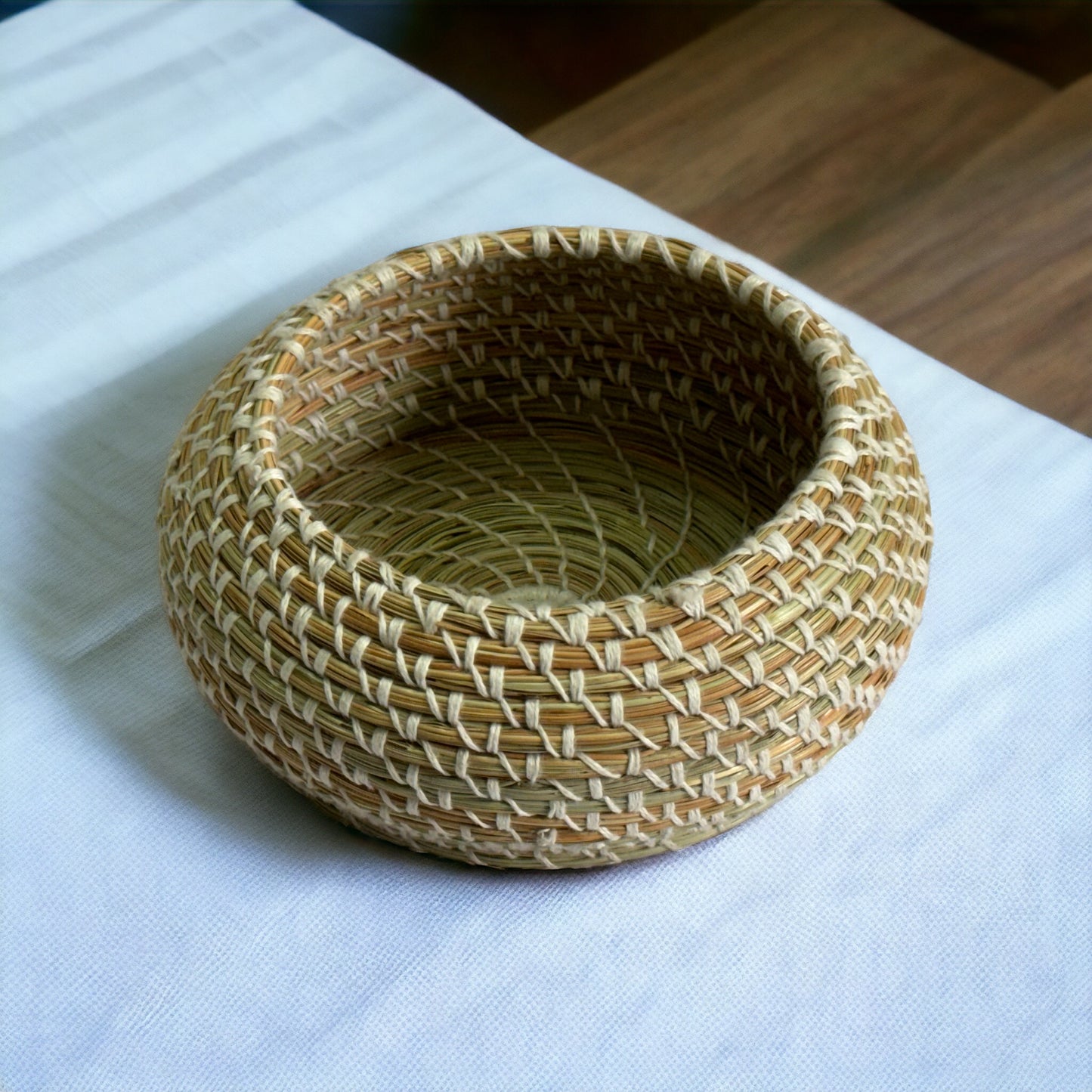 SOE Pine-needle Basket: Handwoven by SHG