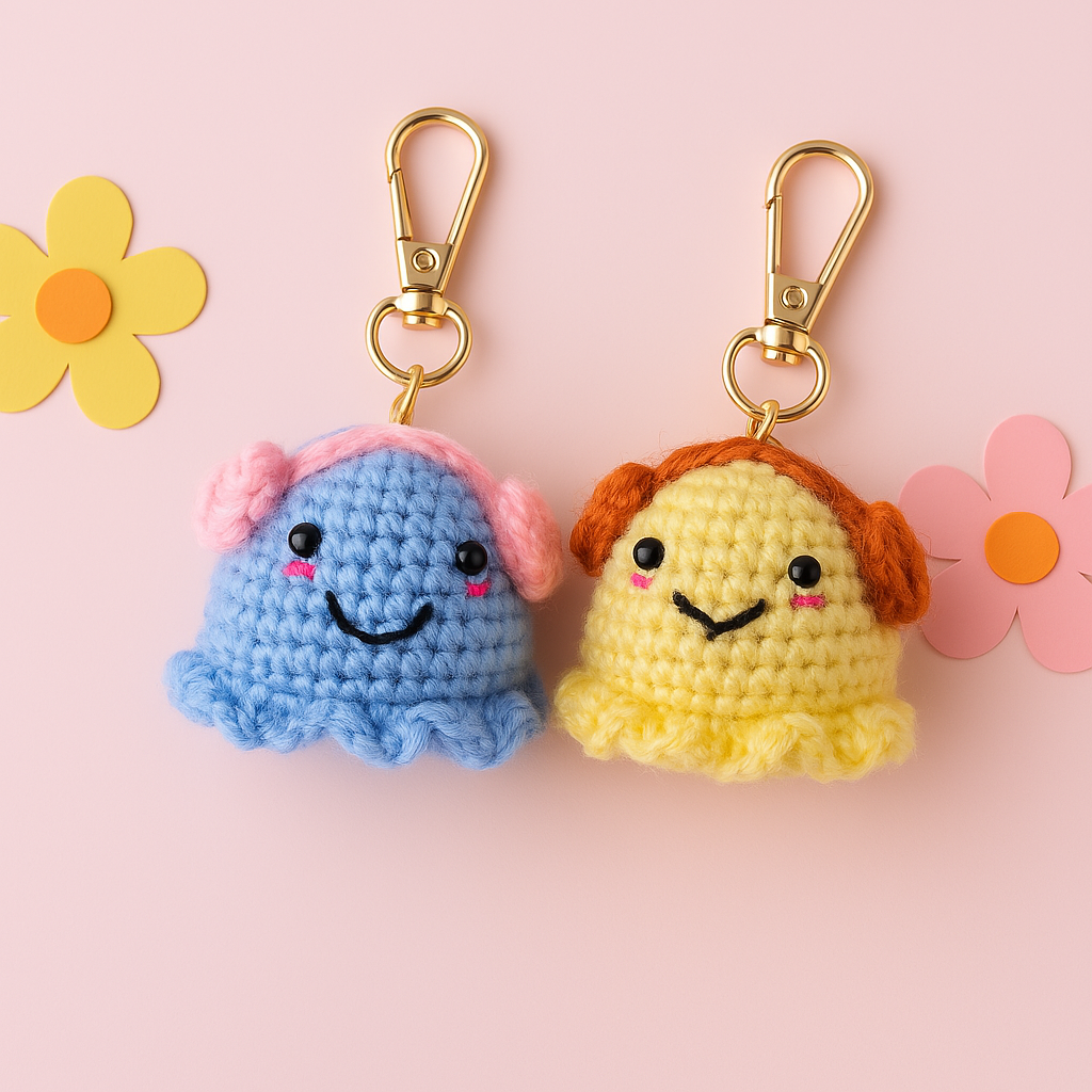 Sunny & Bloom Crochet Keychain/ Bagcharm