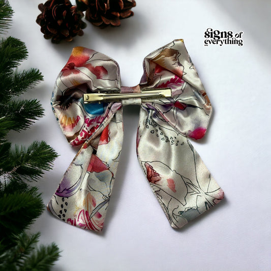 Debase Petal Pop Bows: Satin Bows with Alligator Clips