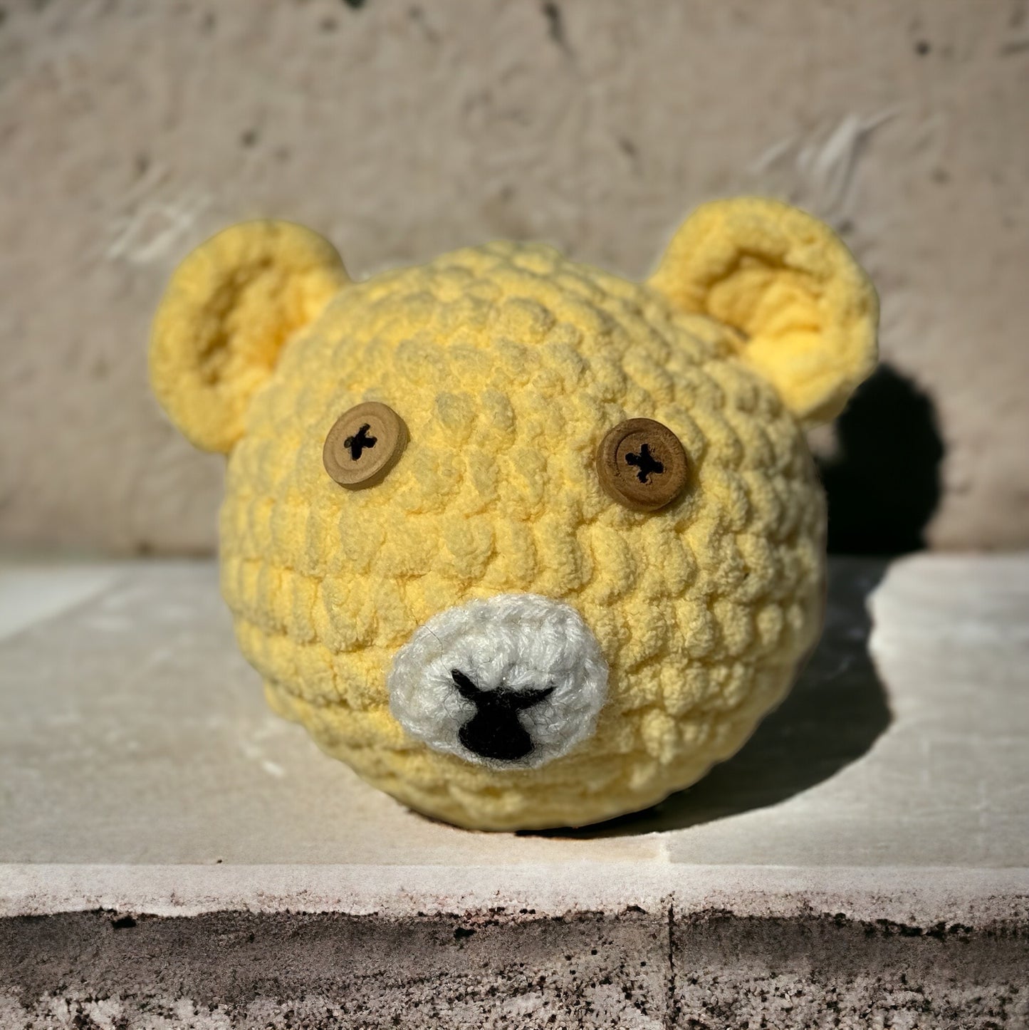 SOE Crochet Rattle Teddy Ball