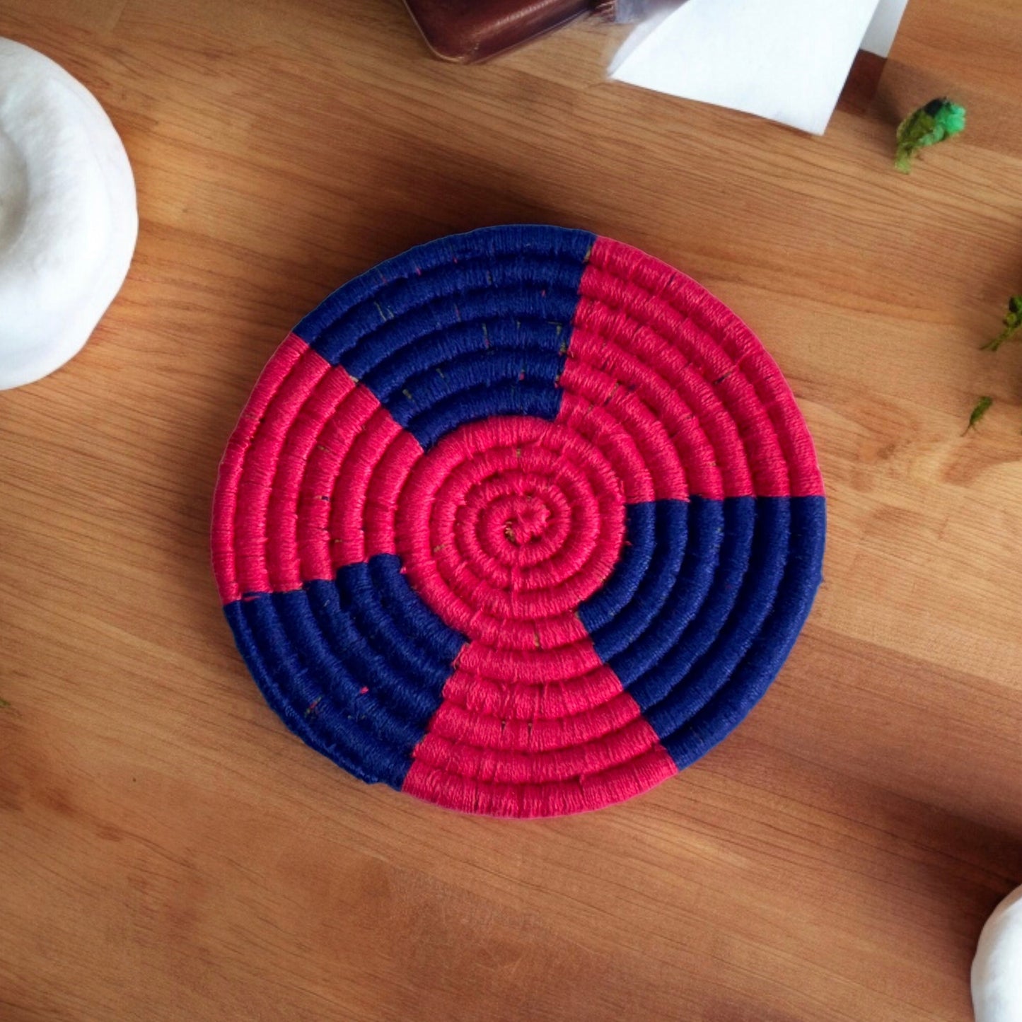 SOE Colourful Pine-needle Coasters: Set of 3