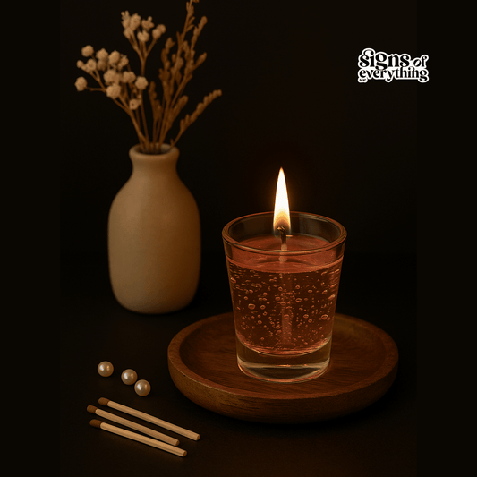 SOE Blush Berry- Gel Glass Candles (set of 2)