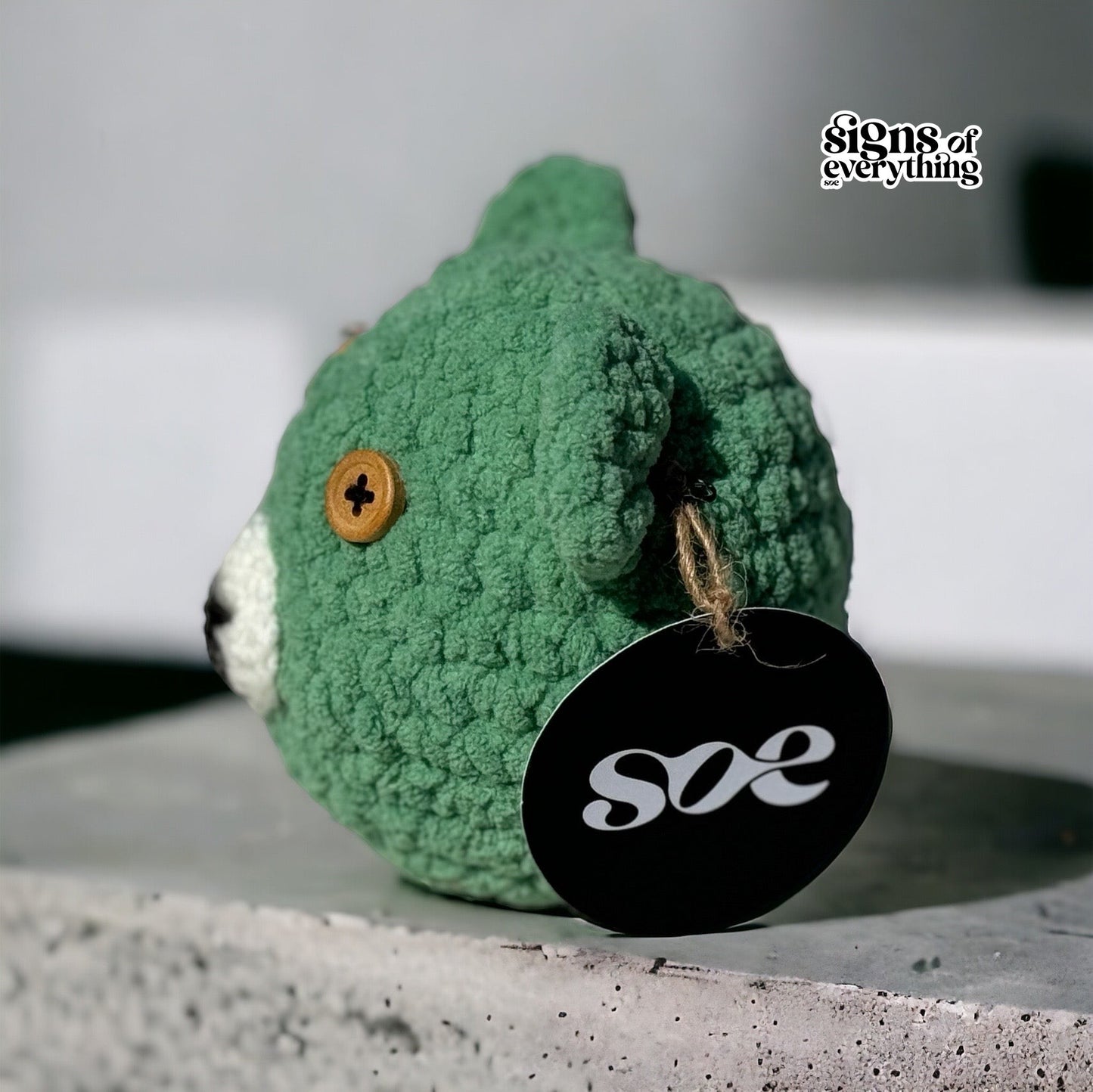 SOE Crochet Rattle Teddy Ball