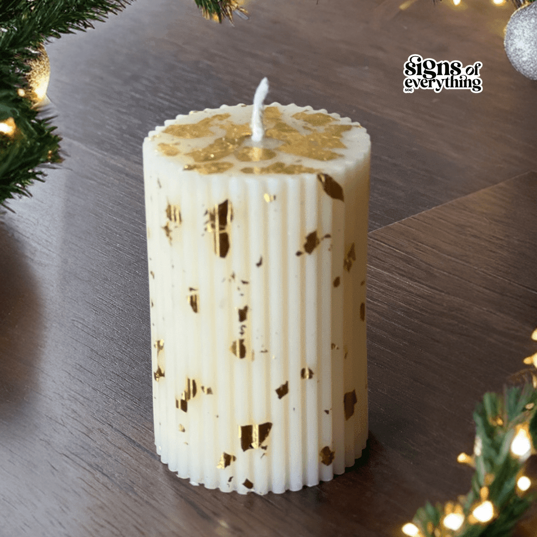 SOE White Gold Set of 2 Pillar