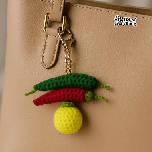 crochet nimbu mirchi keychain handmade
nazar battu crochet bag charm India
handmade lemon chilli crochet keychain
crochet evil eye protection charm
traditional nimbu mirchi crochet key ring
