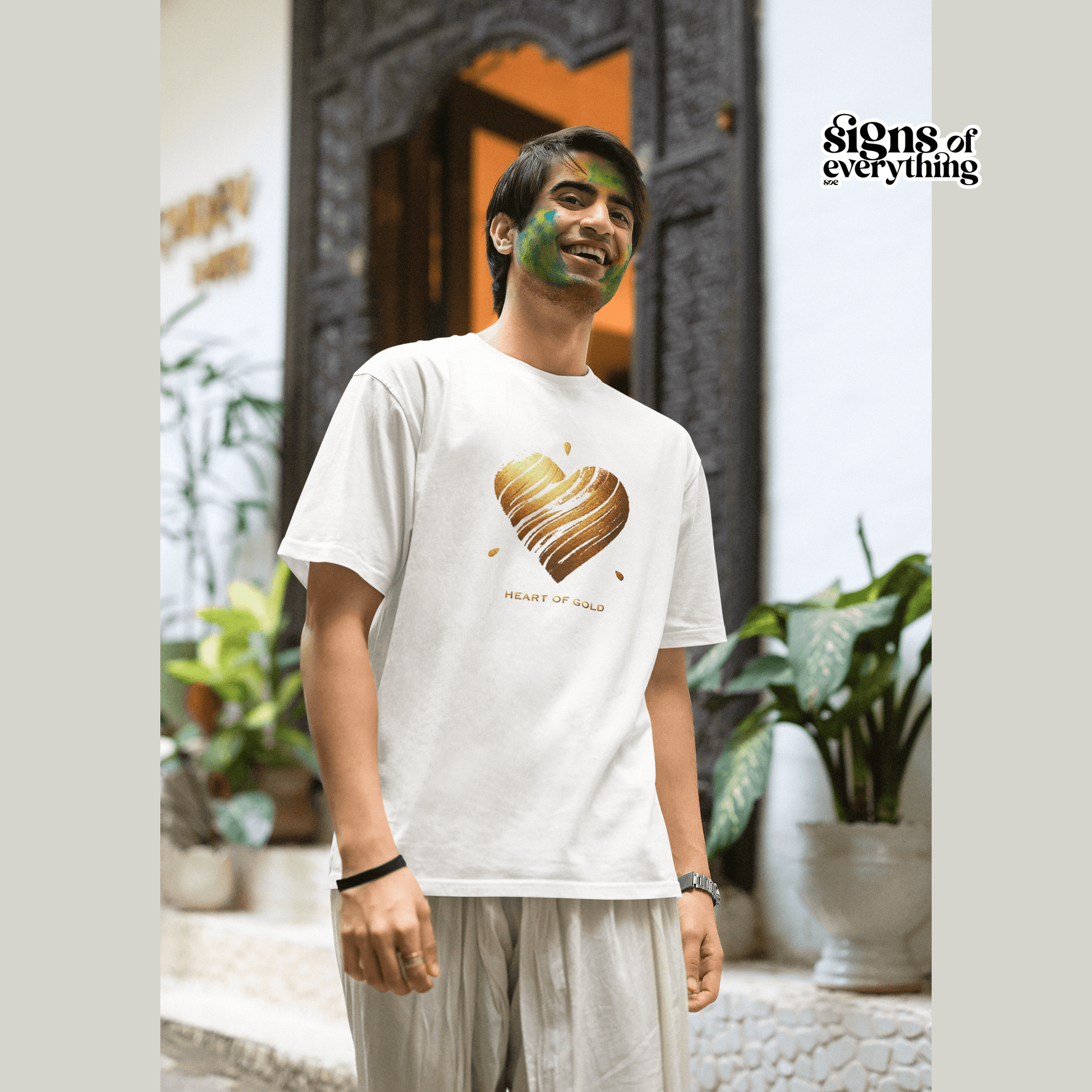 SOE Heart Of Gold Tee White Holi