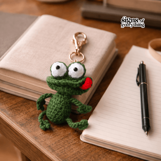 SOE Mr. Froggo Crochet Keychain/ Bagcharm