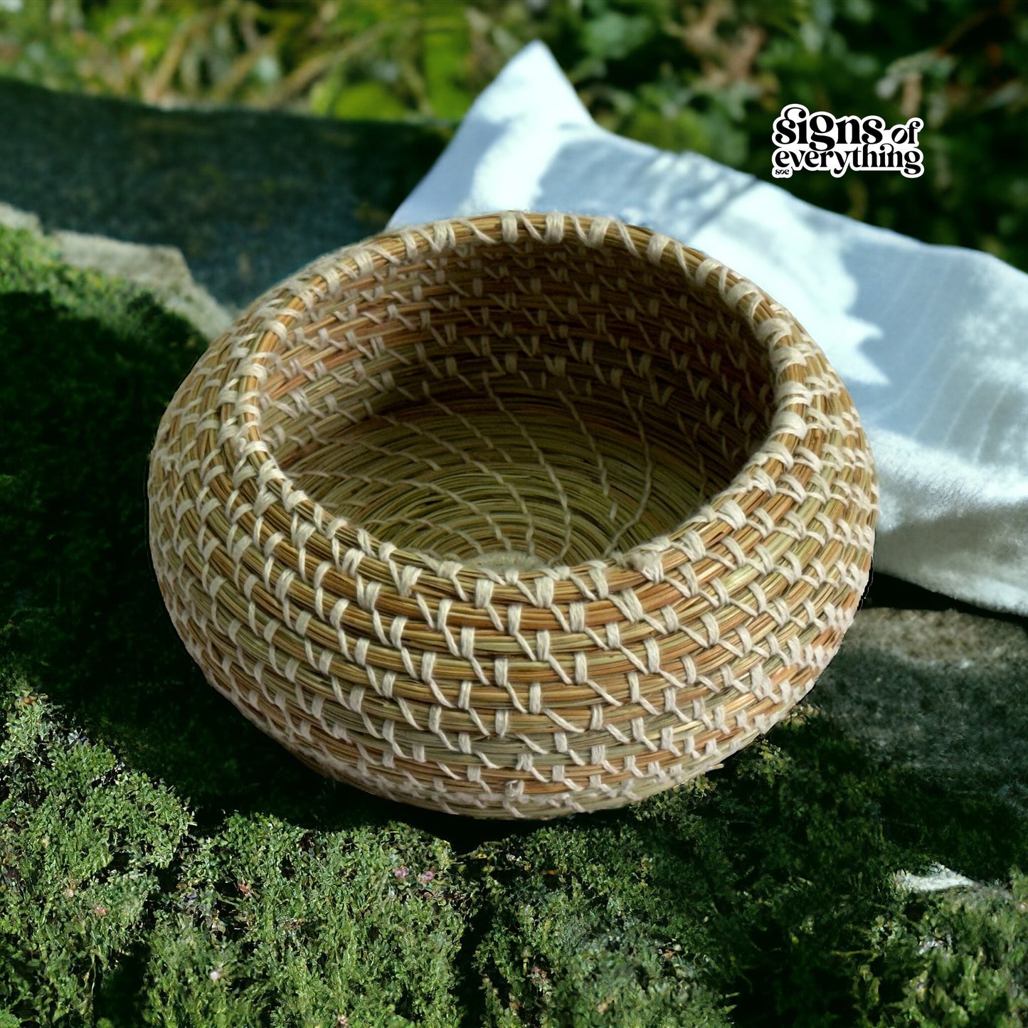 SOE Pine-needle Basket: Handwoven by SHG