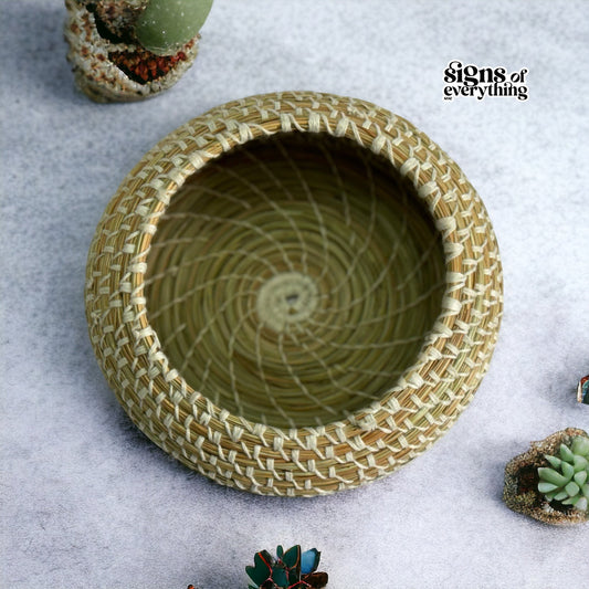 SOE Pine-needle Basket: Handwoven by SHG