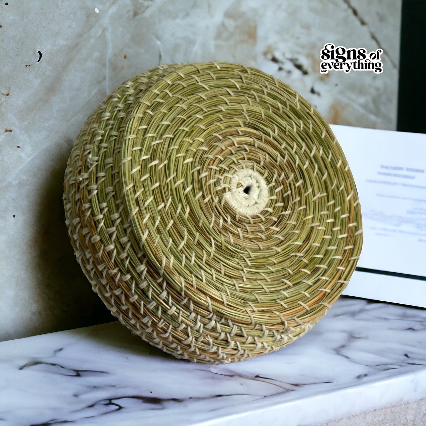 SOE Pine-needle Basket: Handwoven by SHG