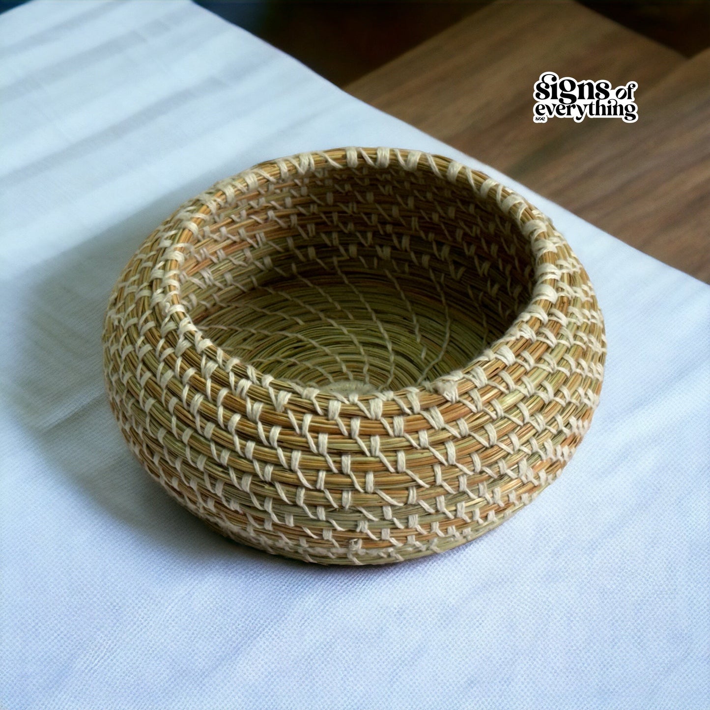 SOE Pine-needle Basket: Handwoven by SHG