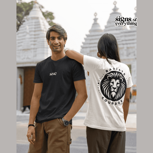 SOE Radiate Courage Tee Black White Pair