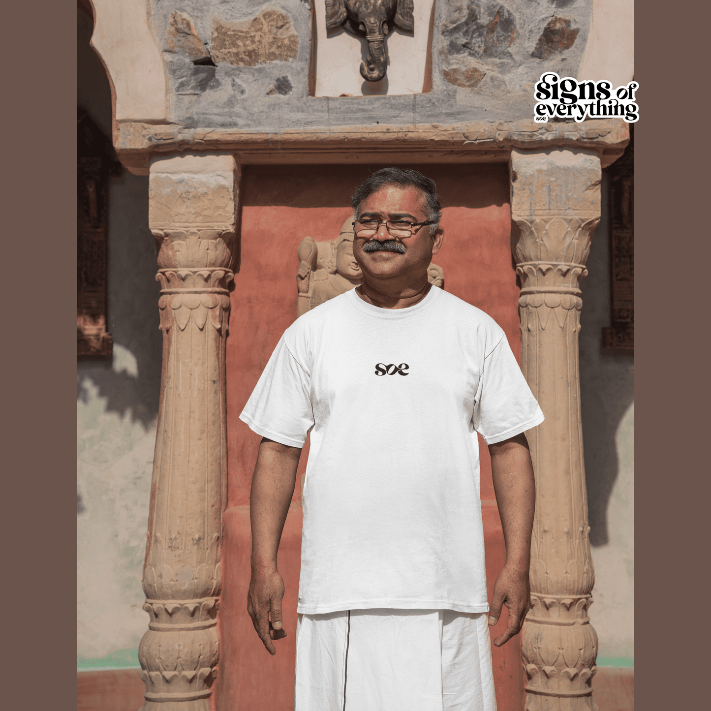 SOE Moh Maya Tee Uncle White Front