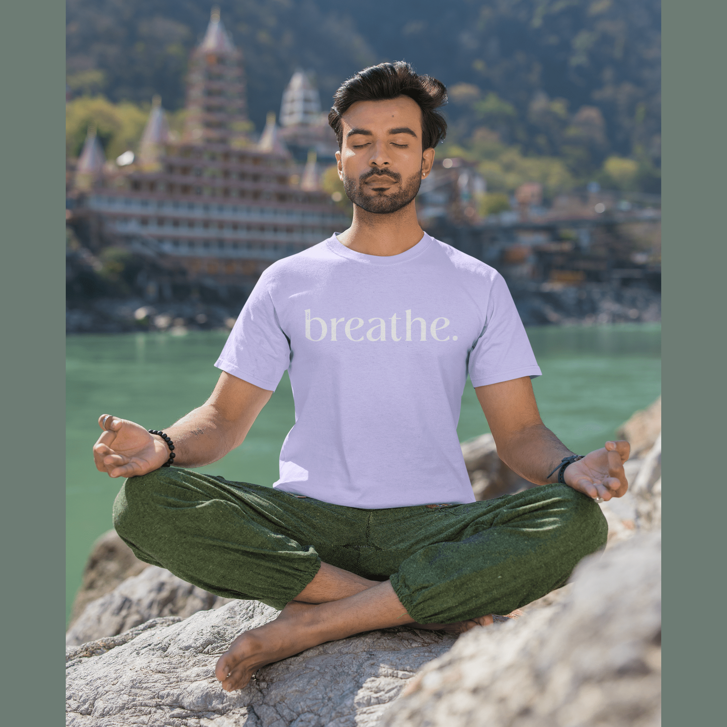 SOE Breathe Tee Purple Meditation