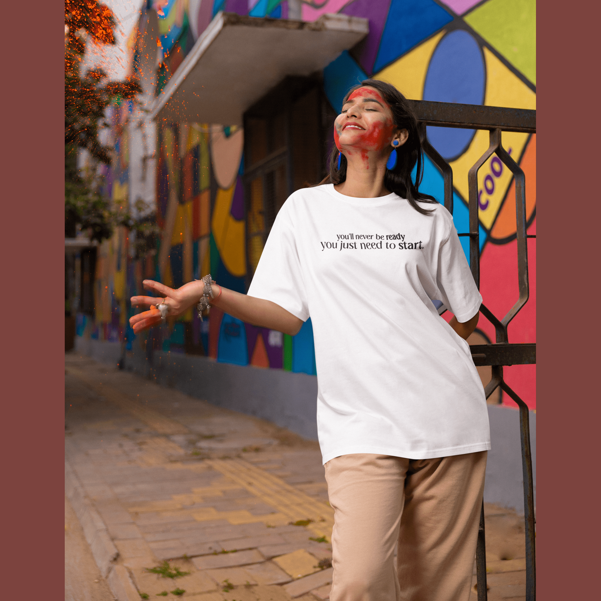 SOE Need To Start Tee White Front