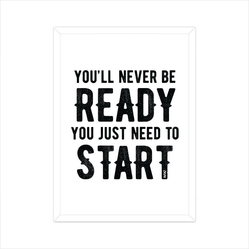 SOE Need To Start Framed Poster