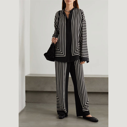 Russian Satin Silk Party Wear Co-ord Set